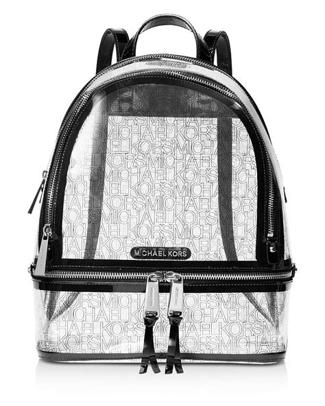 rhea bag michael kors|michael kors clear backpack.